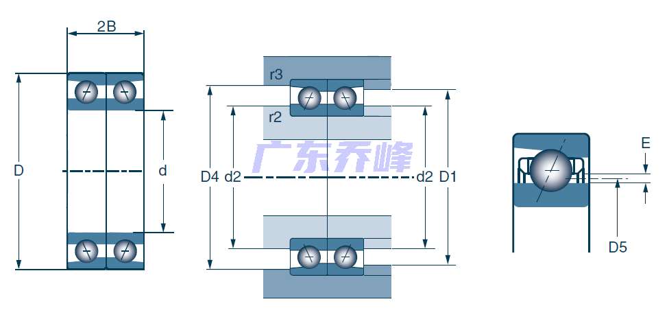 NTN-SNR 7014HVDUJ94軸承圖紙