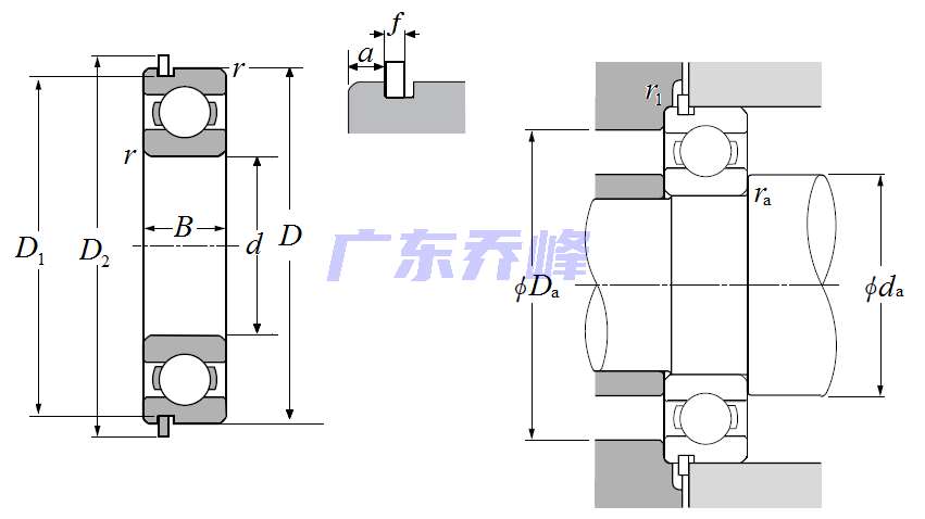 NTN 6906NRC3軸承圖紙