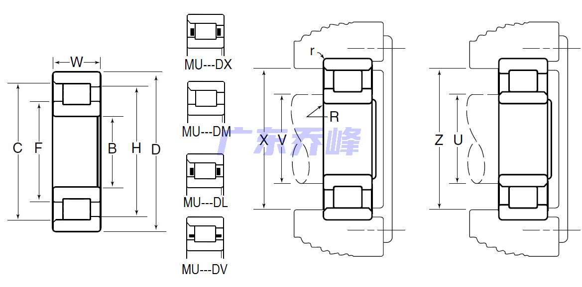 NTN MU5210DX軸承圖紙