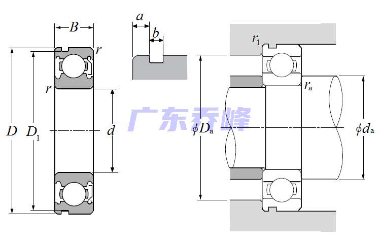NTN 6017ZNC3軸承圖紙