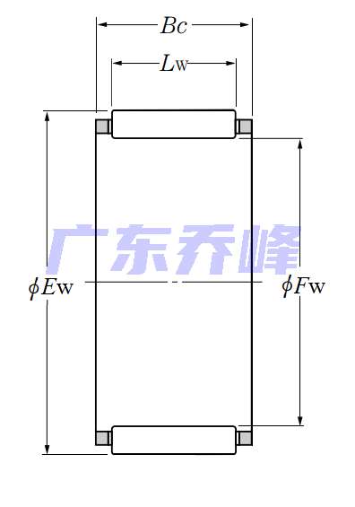 NTN KBK1OX14X14.8X軸承圖紙